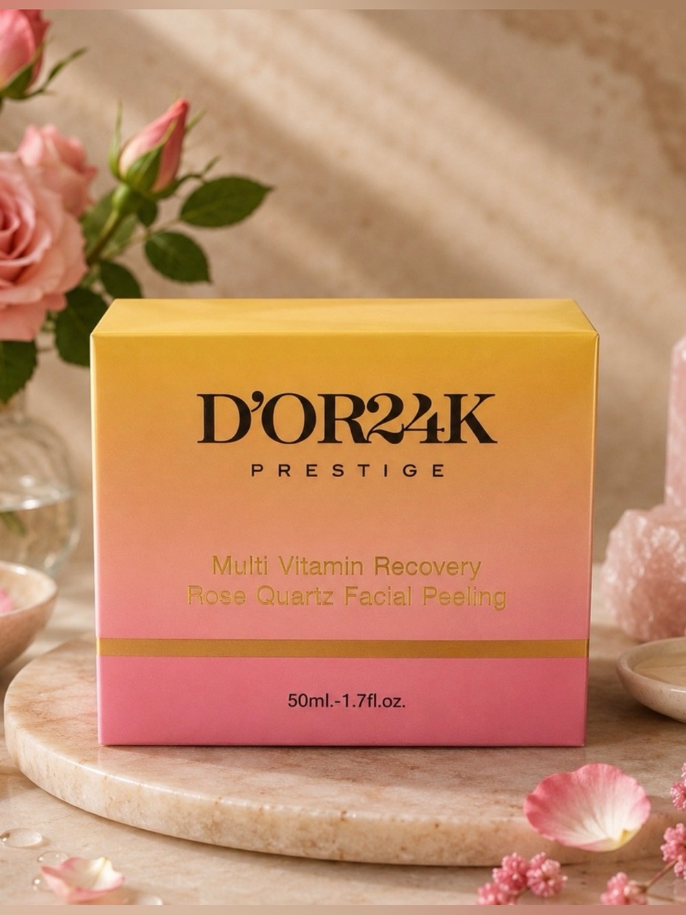D’or24k Multi Vitamin Recovery Rose Quartz Facial Peel